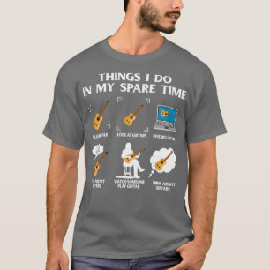 Camiseta Cosas de guitarra que hago en mi tiempo libre