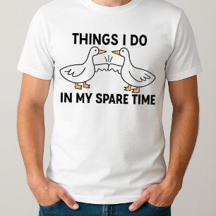 Camiseta Cosas de la piel de gallina que hago en mi tiempo 