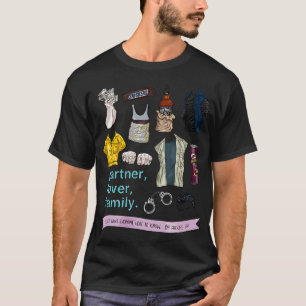 Camiseta Cosas de Mickey Milkovich Flatlay - color