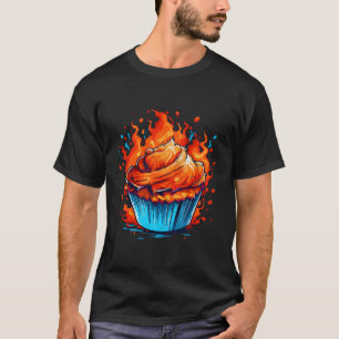 Camiseta Cosas De Muffin Para Hacer Flames