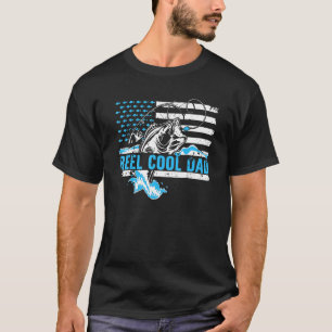 Camiseta Cosas de Pesca para el Día del Padre Reel Cool Dad
