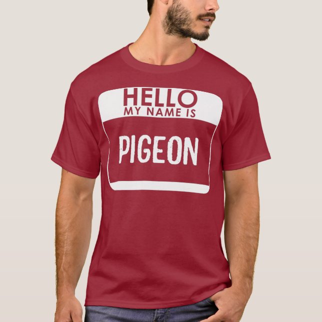 Camiseta Cosas de pichón Graciosa Fácil Último Minuto Hallo (Anverso)