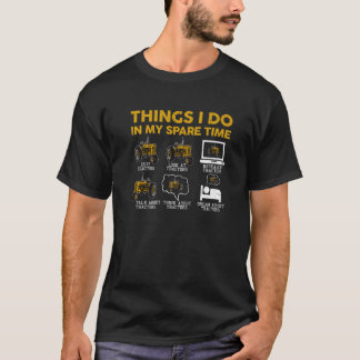 Camiseta Cosas De Tractor Que Hago En Mis Tractores De Tiem