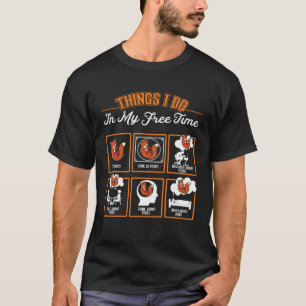 Camiseta Cosas de zorro que hago en mi tiempo libre Zorro R