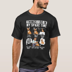 Camiseta Cosas del Bulldog francés que hago en mi tiempo li