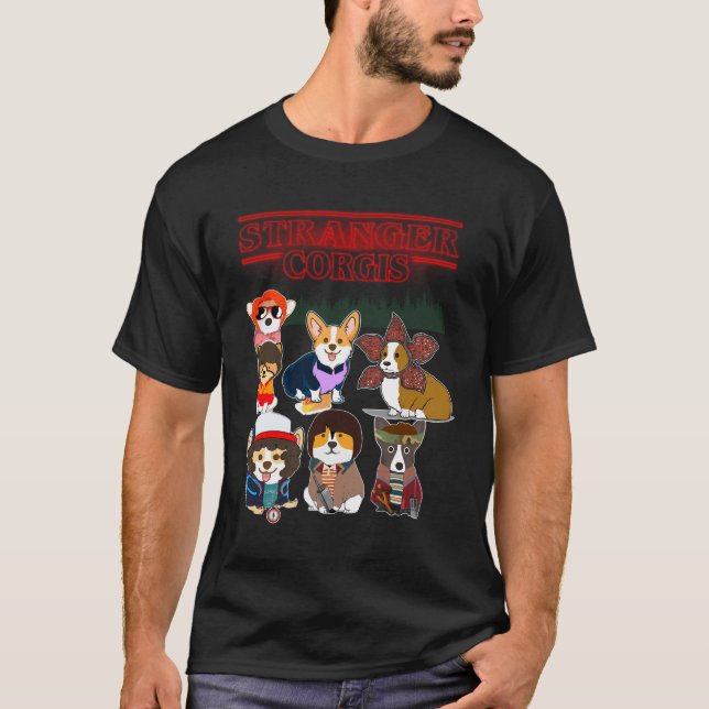 Camiseta Cosas divertidas de Corgis más extraños (Anverso)