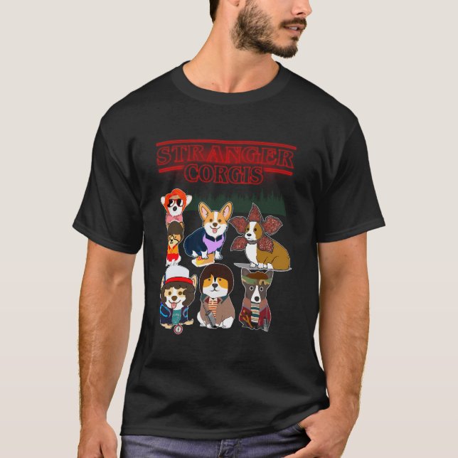 Camiseta Cosas divertidas de Corgis más extraños (Anverso)