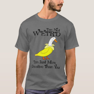 Camiseta Cosas divertidas No soy raro, solo soy creativo qu