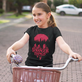 Camiseta Cosas más extrañas Grupo de motociclistas disparad