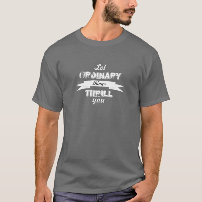 Camiseta Cosas Ordinarias (Anverso)