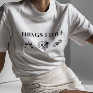 Camiseta Cosas que amo