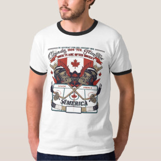Camiseta Cosas que Canadá hace mejor que América Hockey