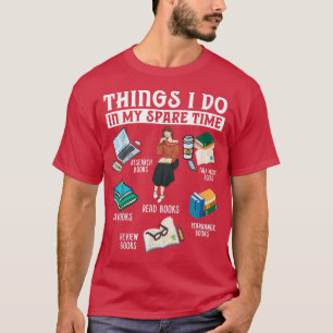 Camiseta Cosas Que Hago En Mi Bibliotecaria De Lover Time B