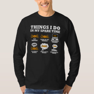 Camiseta Cosas Que Hago En Mi Cita Piloto De Drones De Tiem