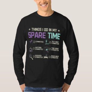 Camiseta Cosas que hago en mi gimnasia de tiempo libre
