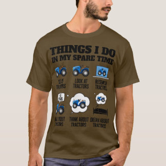 Camiseta Cosas Que Hago En Mi Granjero Funny De Tractor De 