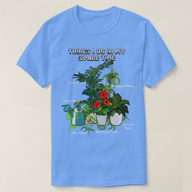 Camiseta Cosas Que Hago En Mi Planta De Tiempo Reducido Jar (Diseño del anverso)