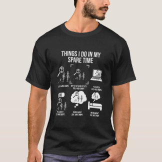 Camiseta Cosas que hago en mi tiempo de descanso agrónomo