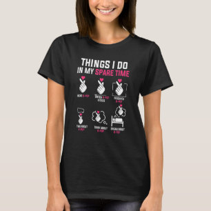 Camiseta Cosas que hago en mi tiempo de descanso k moda pop