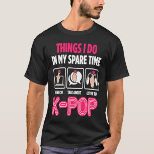 Camiseta Cosas que hago en mi tiempo de descanso Kpop