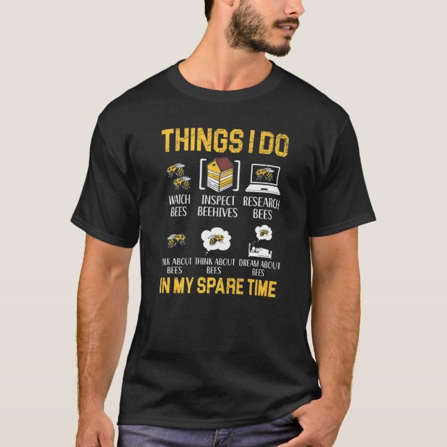 Camiseta Cosas Que Hago En Mi Tiempo De Reparación (Anverso)