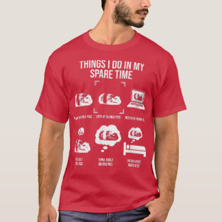 Camiseta Cosas Que Hago En Mi Tiempo De Reparación, Amante 
