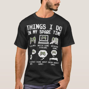 Camiseta Cosas Que Hago En Mi Tiempo De Reparación Graciosa
