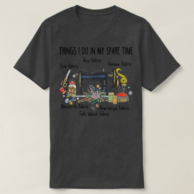Camiseta Cosas Que Hago En Mi Tiempo De Reparación Graciosa (Diseño del anverso)