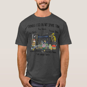 Camiseta Cosas Que Hago En Mi Tiempo De Reparación Graciosa