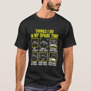 Camiseta Cosas Que Hago En Mi Tiempo De Reposición De Camio