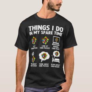 Camiseta Cosas Que Hago En Mi Tiempo De Repuesto Cubo De Ve