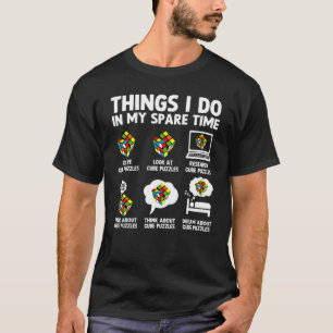 Camiseta Cosas Que Hago En Mi Tiempo De Repuesto Cubo De Ve