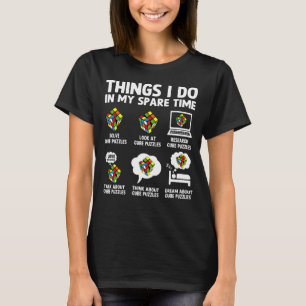 Camiseta Cosas Que Hago En Mi Tiempo De Repuesto Cubo De Ve
