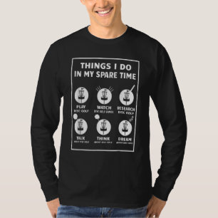 Camiseta Cosas Que Hago En Mi Tiempo De Repuesto Disco Acce