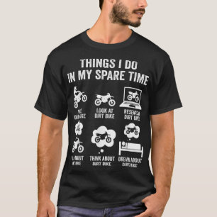 Camiseta Cosas Que Hago En Mi Tiempo De Repuesto Gracioso M