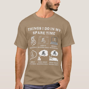 Camiseta Cosas que hago en mi tiempo de repuesto para la bi