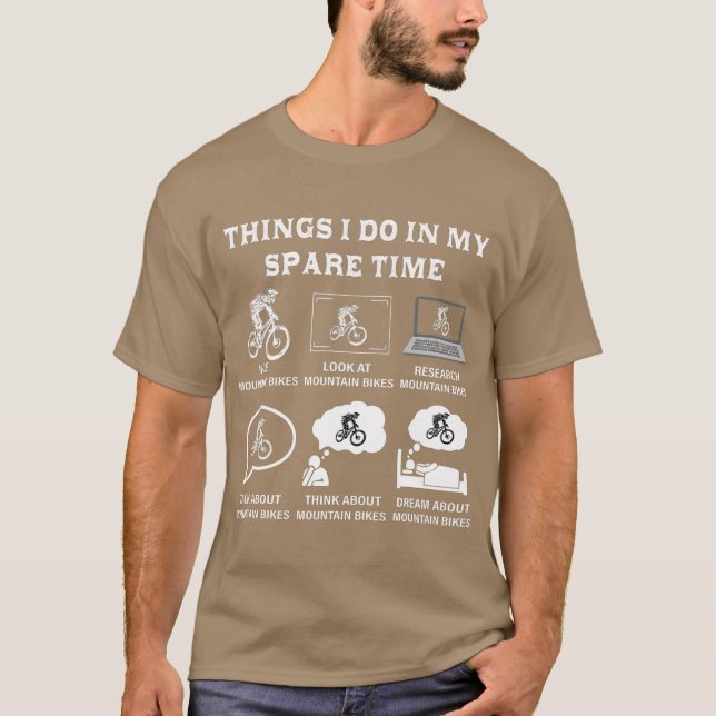 Camiseta Cosas que hago en mi tiempo de repuesto para la bi (Anverso)
