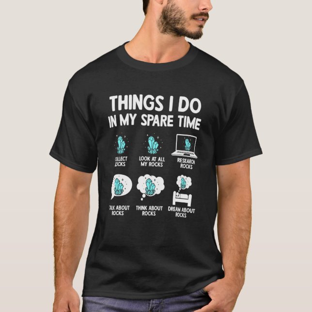 Camiseta Cosas Que Hago En Mi Tiempo De Repuesto Rocío Geod (Anverso)