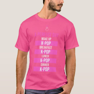 Camiseta Cosas Que Hago En Mi Tiempo De Reserva Guay Kpop M
