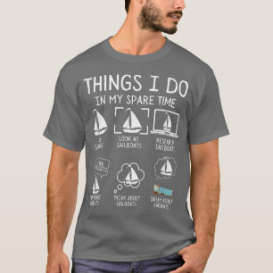 Camiseta Cosas Que Hago En Mi Tiempo De Retiro De Vela