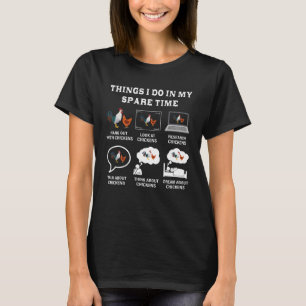 Camiseta Cosas que hago en mi tiempo libre Amante de las ga