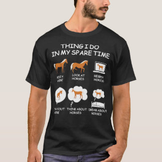 Camiseta Cosas que hago en mi tiempo libre Amantes divertid
