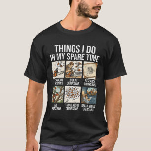 Camiseta Cosas que hago en mi tiempo libre Arborista de mot