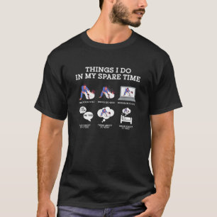 Camiseta Cosas que hago en mi tiempo libre BJJ brasileño Ji