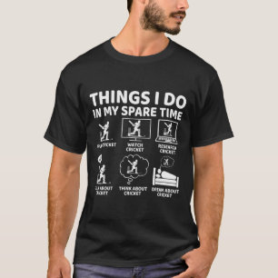 Camiseta Cosas que hago en mi tiempo libre divertido amante