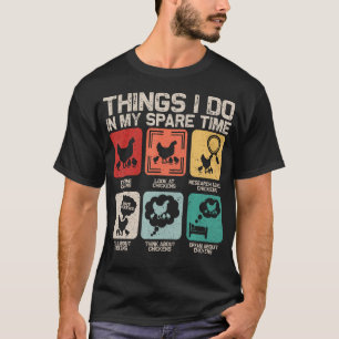Camiseta Cosas que hago en mi tiempo libre, divertido granj