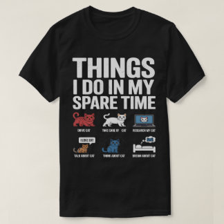 Camiseta Cosas que hago en mi tiempo libre Entusiasta de ga