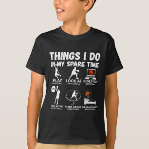 Camiseta Cosas que hago en mi tiempo libre Funny Sketll Lov