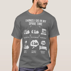 Camiseta Cosas Que Hago En Mi Tiempo Libre, Guinea Pig Love
