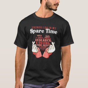 Camiseta Cosas Que Hago En Mi Tiempo Libre Observar Y Habla